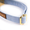 Halsband Gestreift Babyblau - KiezDogs