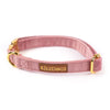 Halsband Samt Rosa - KiezDogs