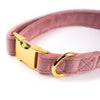 Halsband Samt Rosa - KiezDogs