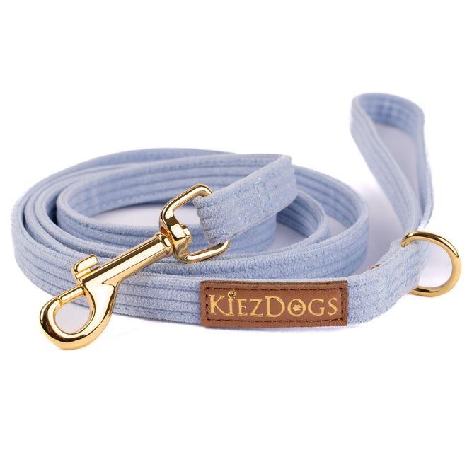 Leine Gestreift Babyblau - KiezDogs