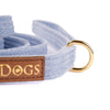 Leine Gestreift Babyblau - KiezDogs